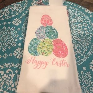 NWT Set of 2 Cynthia Rowley Easter Towels Cotton